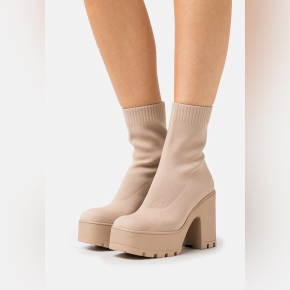 Call it Spring VEGAN NATHALI - Platform ankle boots - beige - Picture 2 of 5